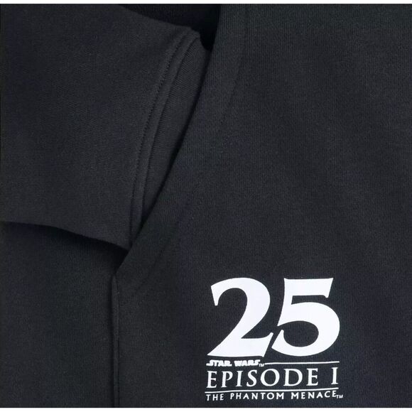 NEW Star Wars Hoodie L Darth Maul 25th Phantom Menace Anniversary Disney Black - Picture 4 of 9